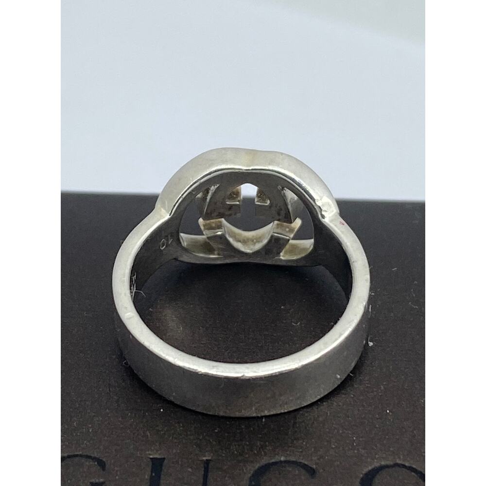 Gucci GG Sterling Sliver Ring Size Size 6 - Picture 5 of 8